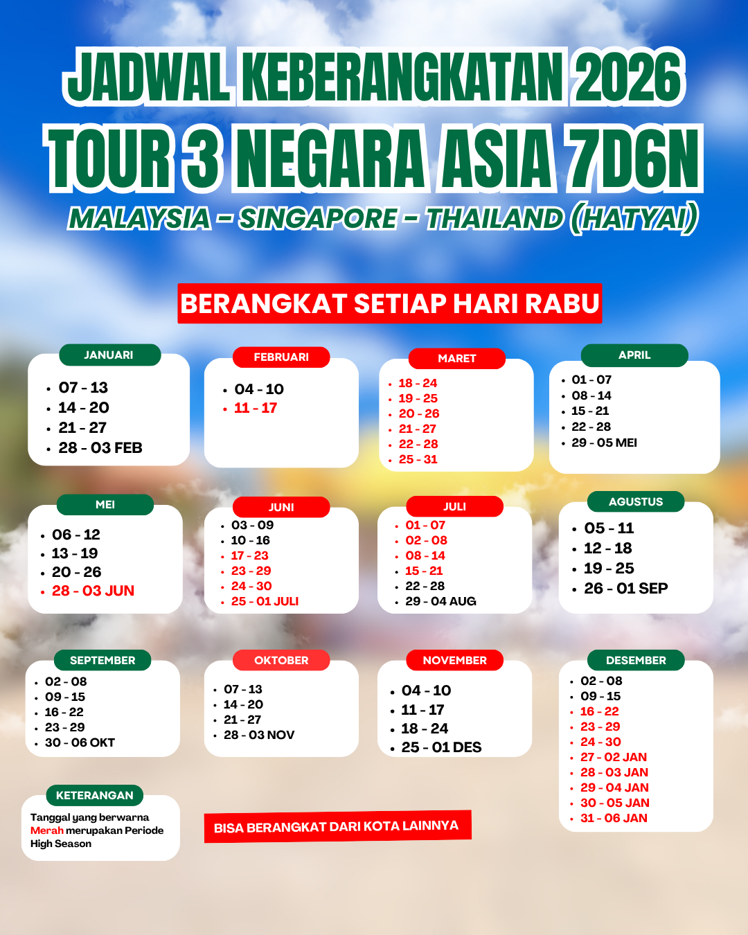 Tour 3 Negara Asia 7D6N - Gambar 4