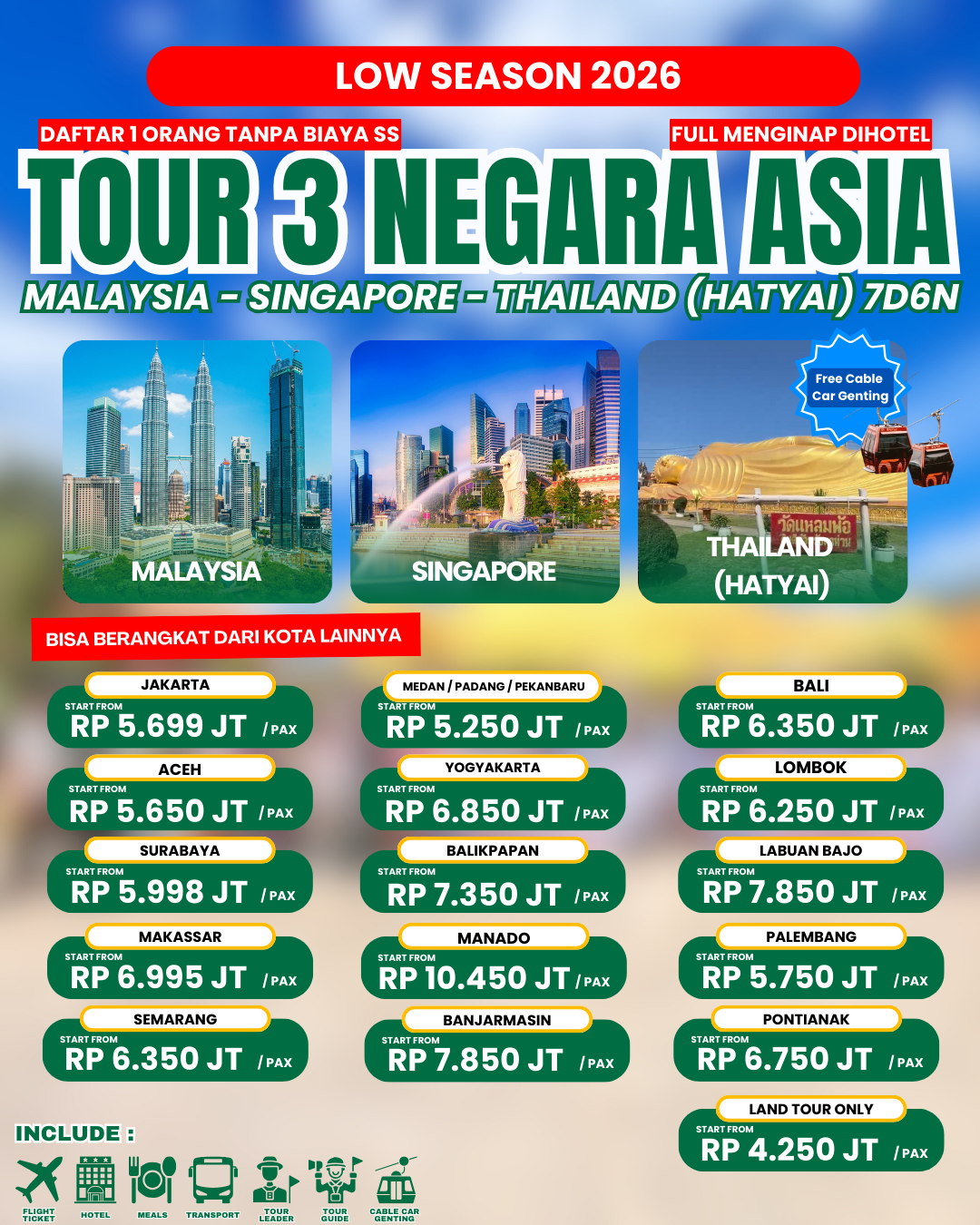 Tour 3 Negara Asia 7D6N - Gambar 2
