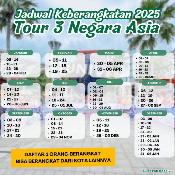 Tour 3 Negara Asia 7D6N - Gambar 4