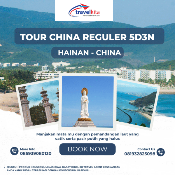 Tour Hainan China Reguler 5D3N