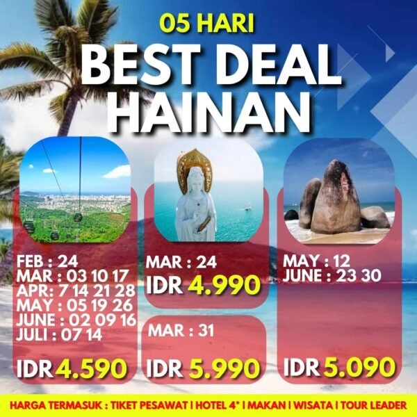 Tour Hainan China Reguler 5D3N - Gambar 2